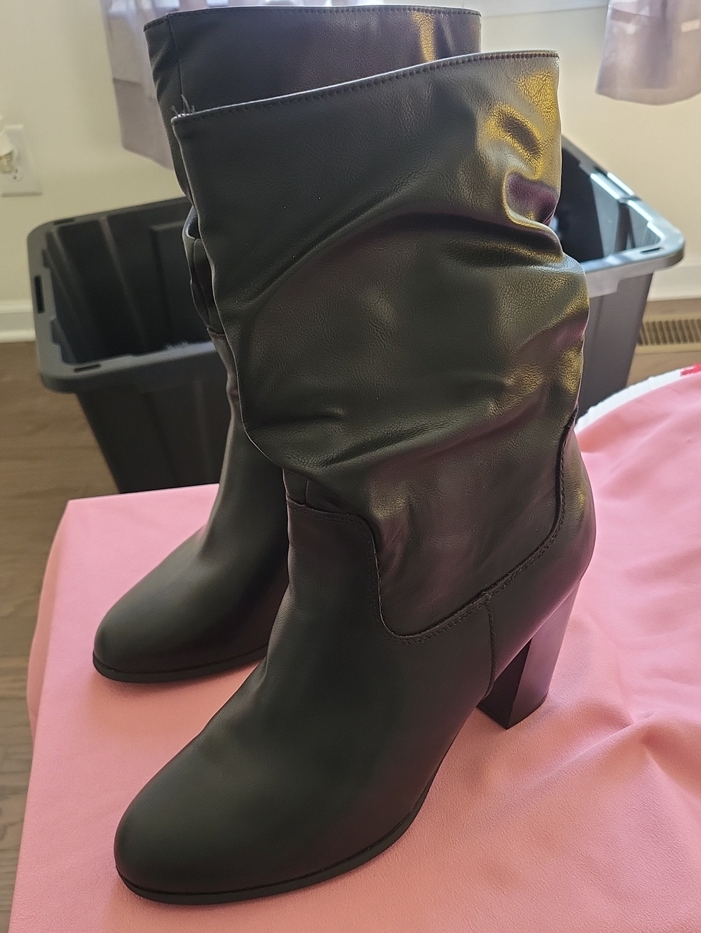Style &Company SARAAP Slouch Mid Calf Boots Size 12M Great Shape Little Wear